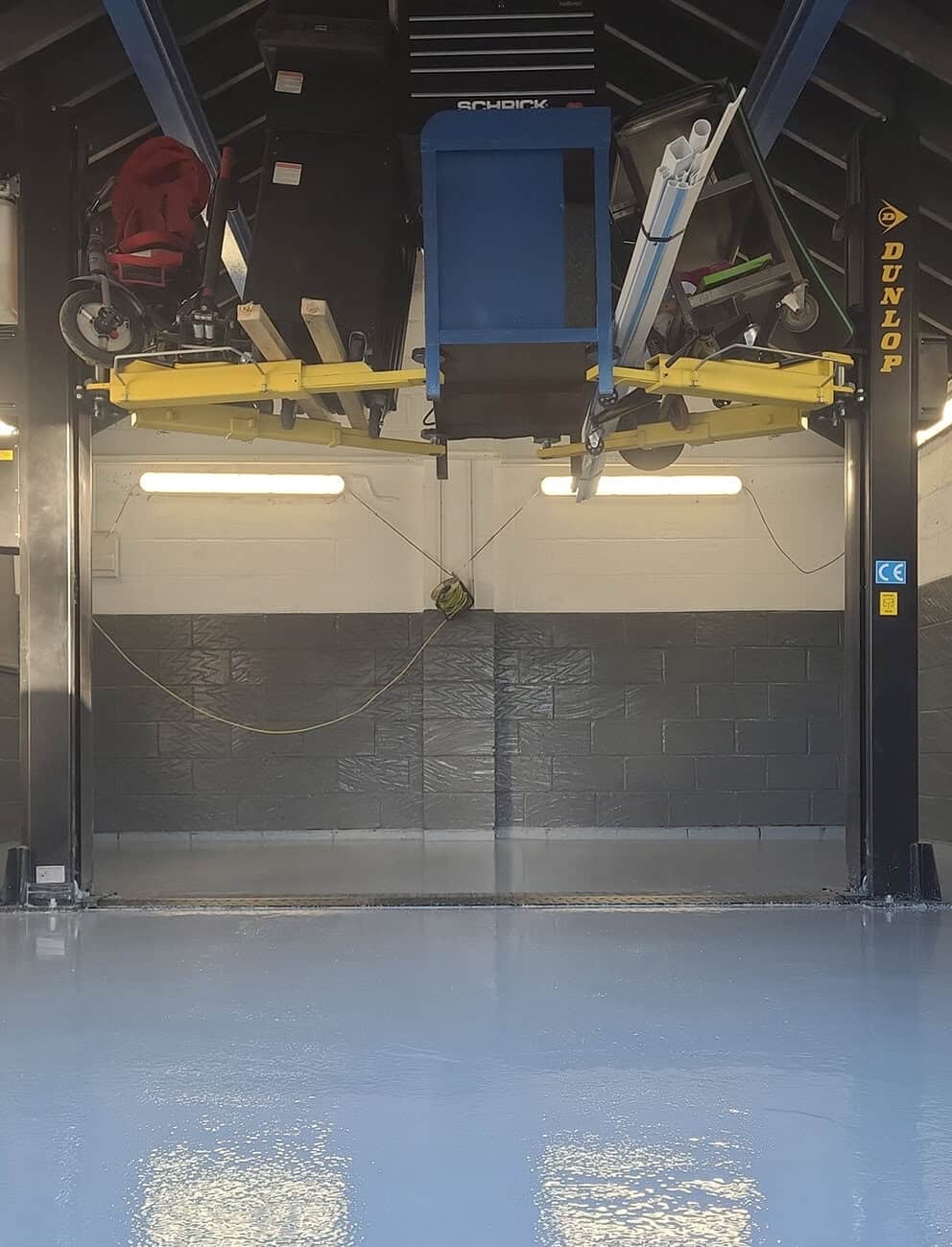 resin flooring installation